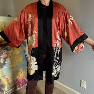 Reversible Silk Kimono